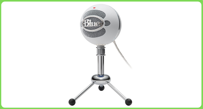 Blue Snowball USB Microphone with Two Versatile Pickup