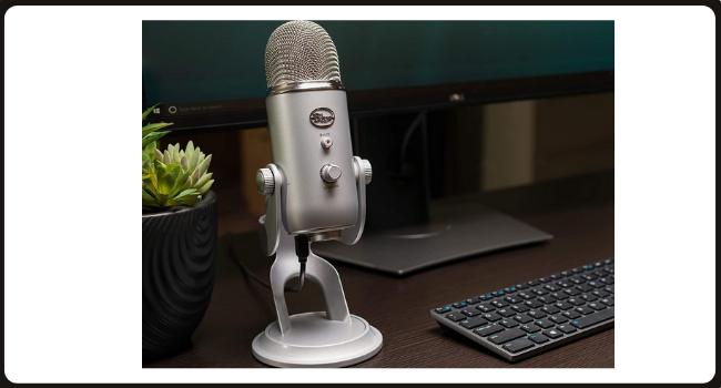 Blue Yeti USB Mic for Recording and Streaming Microphones  