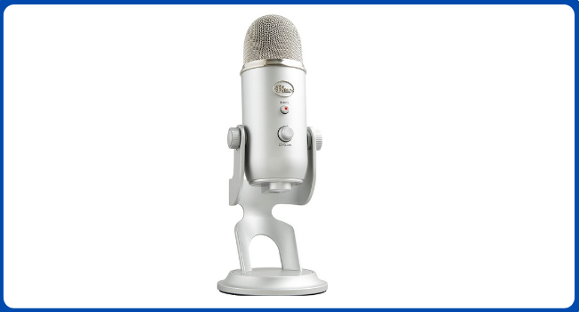 Blue Yeti USB Microphone for Gaming 