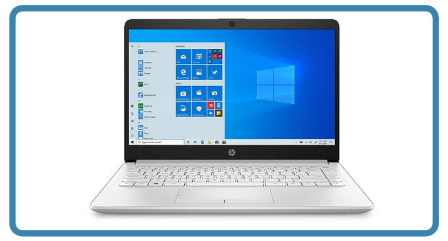 HP 14 Laptop ((Ryzen 5 3500U/8GB/1TB HDD + 256GB) 
