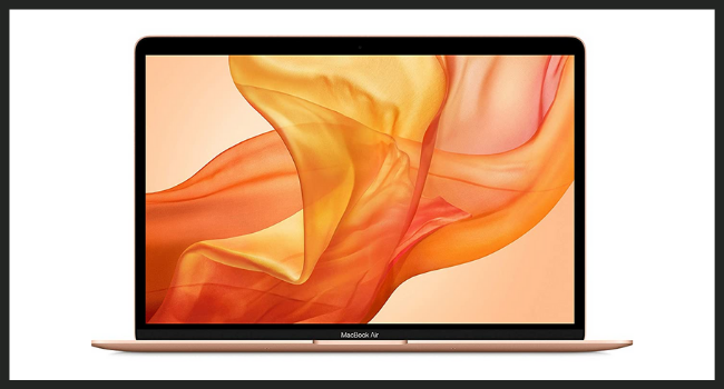 Apple MacBook Air (13-inch, 1.1GHz Dual-core 10th-Generation Intel Core i3 Processor, 8GB RAM, 256GB Storage) - Gold
