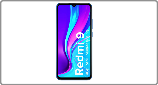 Redmi 9 (Sky Blue, 4GB RAM, 64GB Storage)