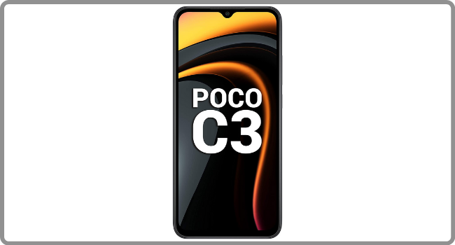  Redmi Poco C3 (Matte Black, 3 RAM / 32 Storage)
