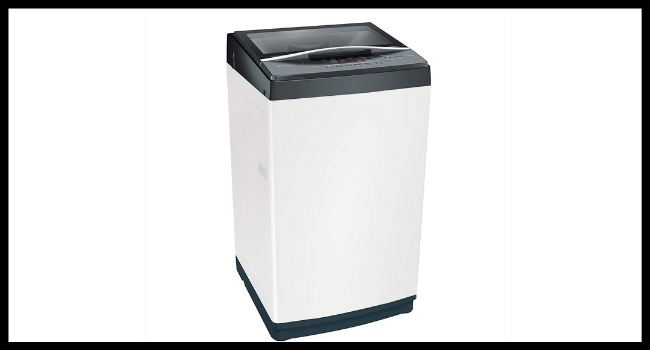 Bosch 6.5 kg 5 Star Top Loading Washing Machine White WOE654W1IN
