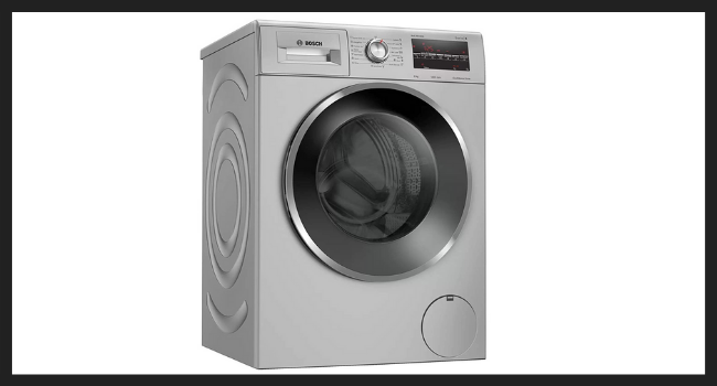 Bosch 8 Kg Fully Automatic Front Load Washing Machine (WAJ2846SIN, Silver)
