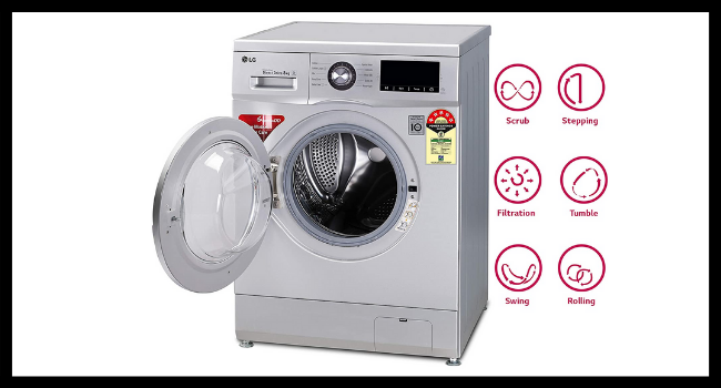 
LG 8.0 Kg 5 Star Inverter Fully-Automatic Front Loading Washing Machine