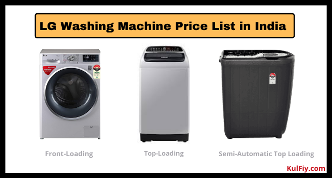 LG Washing Machine Price LIst in India