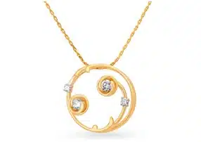 14kt Yellow Gold A Pendant for Inseparable Friends