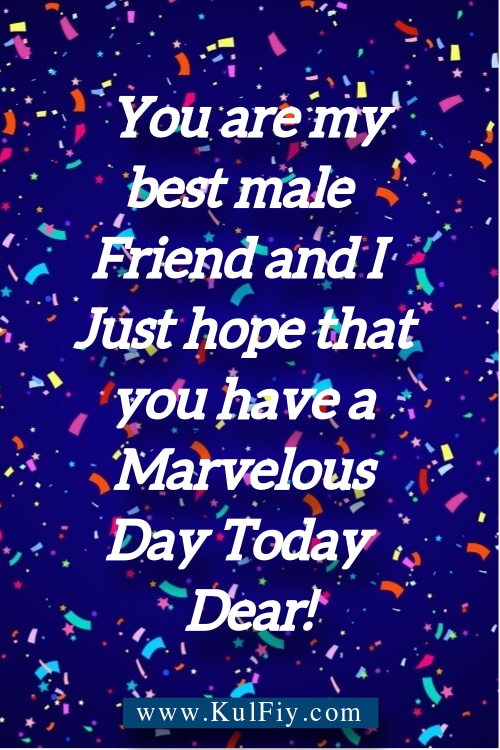 Birthday Wishes for Best Friend Male
