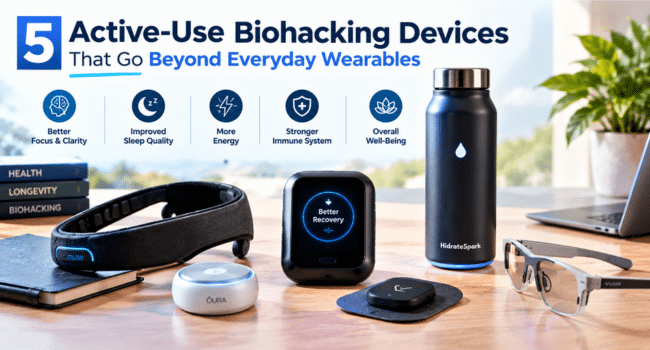 5 Active-Use Biohacking Devices