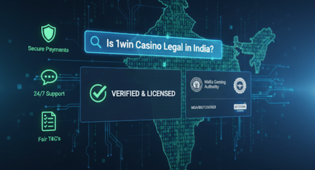 A checklist showing how to verify if an online casino is legal in India
