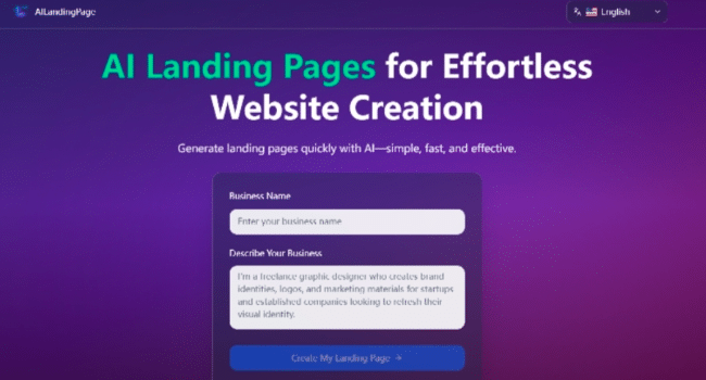 AI Landing Page Builder