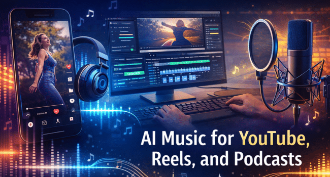 AI Music for YouTube, Reels, and Podcasts