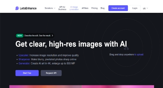 AI image enhancer