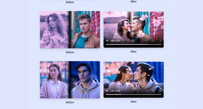 AI kiss video