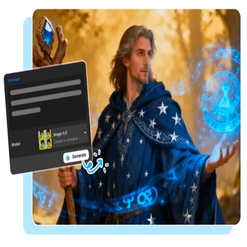 AI logo generator system creating multiple logo designs on CapCut interface.