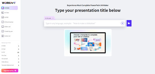 AI presentation maker