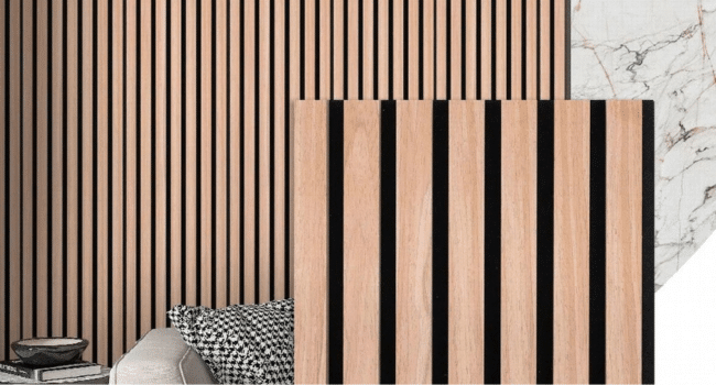 Acoustic Wood Slat Wall Panels