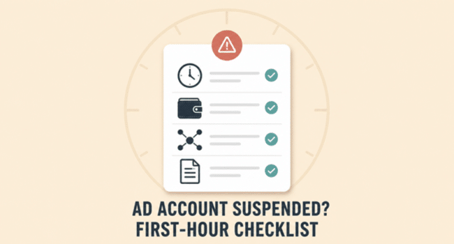 Ad Account Suspended