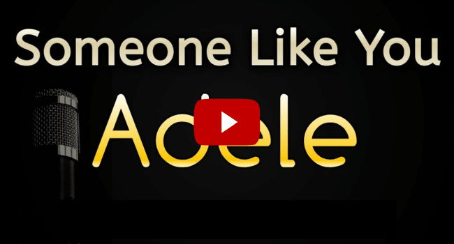 Adele Never Mind I'll Find Someone Like You Lyrics