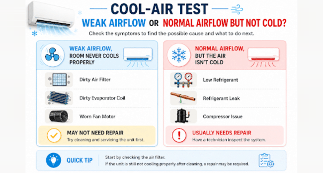 Air Conditioner Not Cooling