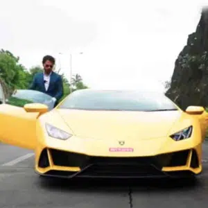 Anupam Mittal With Lamborghini Huracan