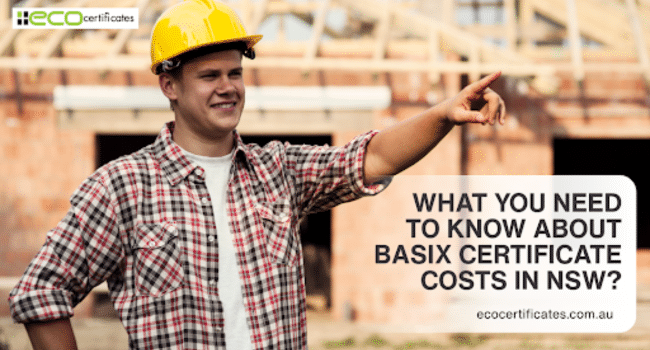 BASIX Certificate Costs