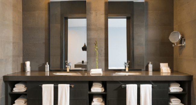 Bathroom Mirror with a Led Light