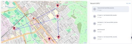 Begin Real-Time Location Monitoring