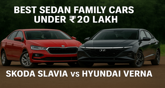 Best Sedan Family Cars Under ₹20 Lakh