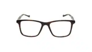 Brown Square Men Eyeglasses