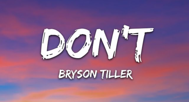 Bryson Tiller Dont Lyrics