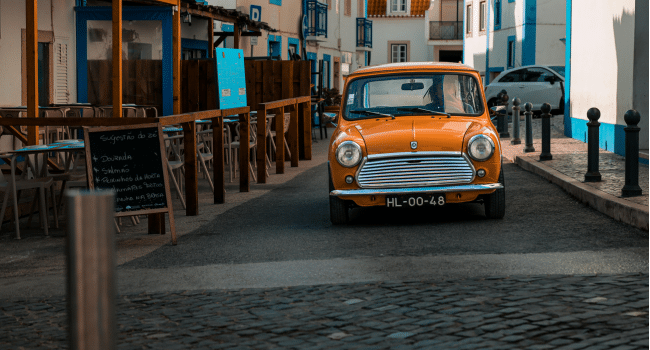 Car Into Portugal