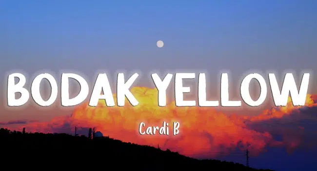 Cardi B Bodak Yellow Lyrics