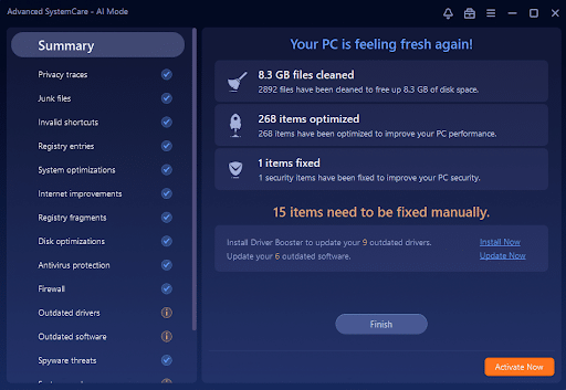 Clean Up PC in Just a Few Clicks