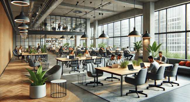 Coworking spaces for big teams