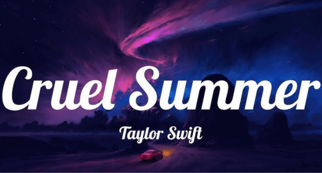Cruel Summer Taylor Swift
