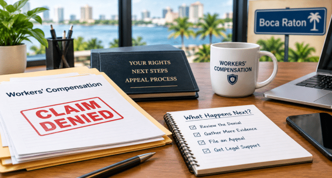 Denied Workers’ Comp Claim in Boca Raton