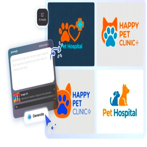 Designer using CapCut workspace to edit and download a logo for fast deadline delivery