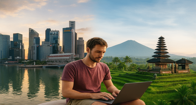 Digital Nomad Guide Singapore and Bali