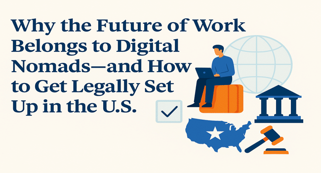 Digital nomad legal setup