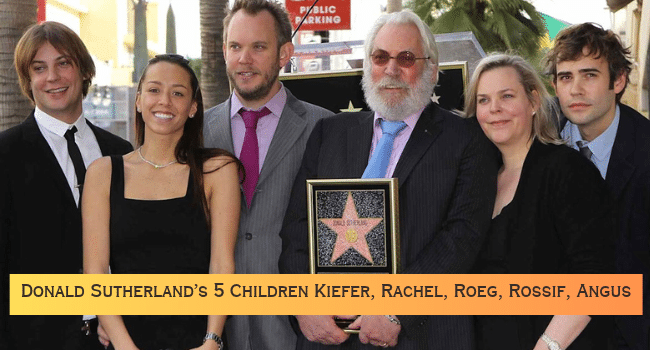 Donald Sutherland Children