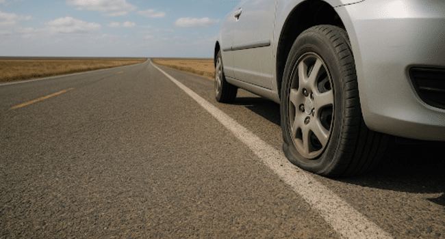 Drive on a Flat Tire
