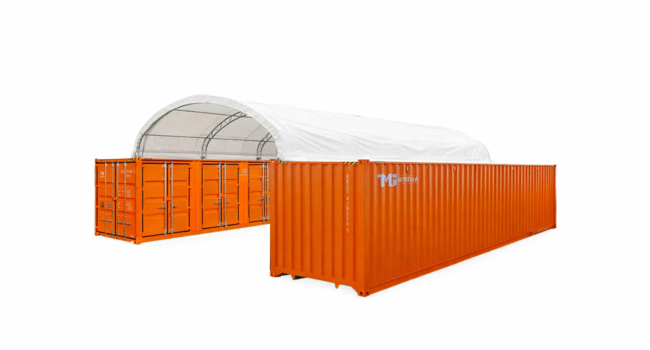 Dual Truss Container Shelter