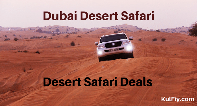 Dubai Desert Safari, Desert Safari Deals