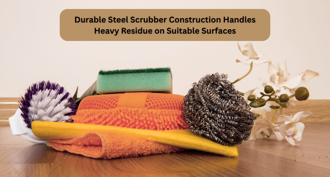 Durable Steel Scrubber