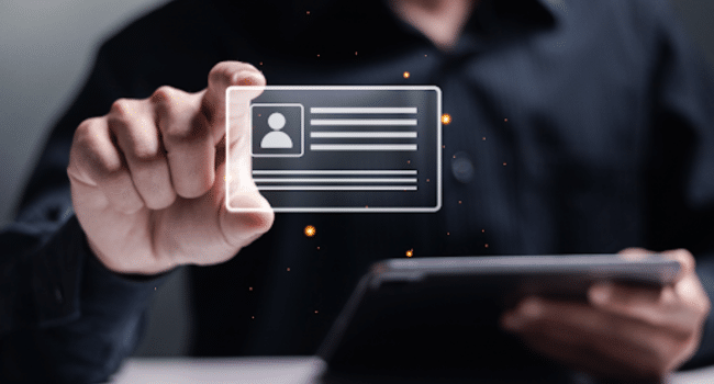 Electronic Business Cards