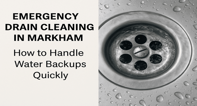 Emergency Drain Cleaning in Markham