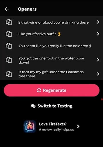 Example from FireTexts