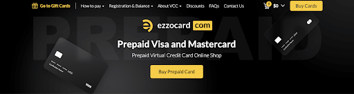 Ezzocards — Single-use cards without registration